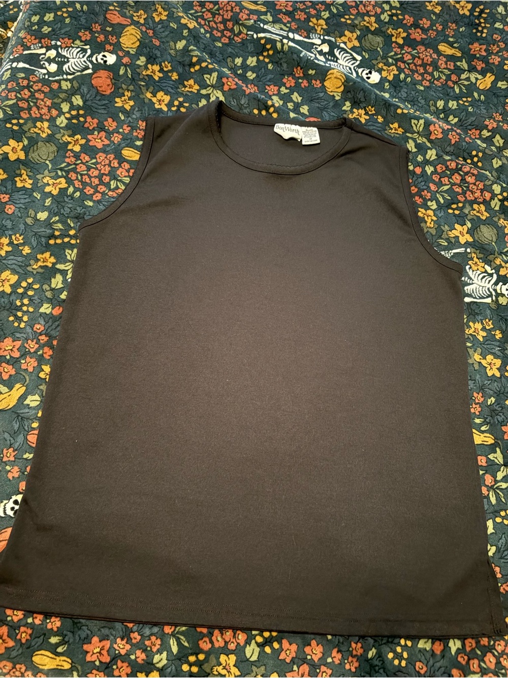 Classic Black Sleeveless Tank Top